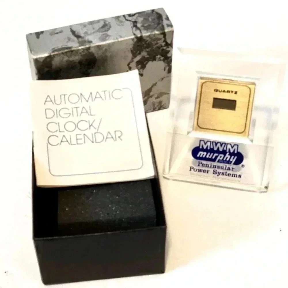 Automatic Digital Clock Calendar Quartz MWM Murphy Diesels Peninsular Power